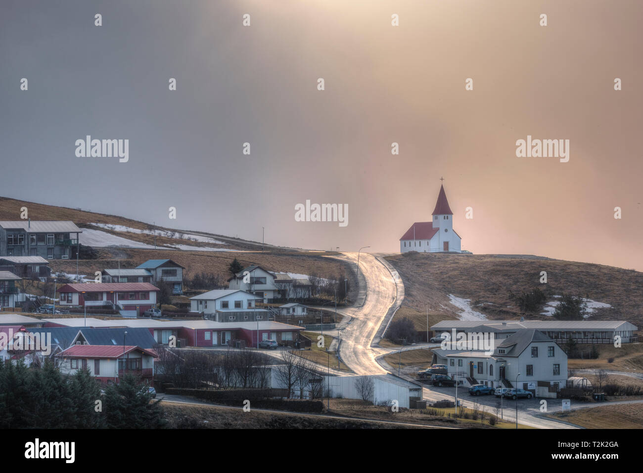 Vik i Myrdal, Sudurland, Islande, Europe Banque D'Images