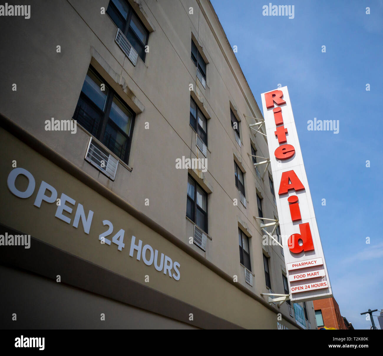 Un magasin dans la chaîne de pharmacies Rite Aid à Brooklyn à New York, le samedi 30 mars, 2019. (Â© Richard B. Levine) Banque D'Images
