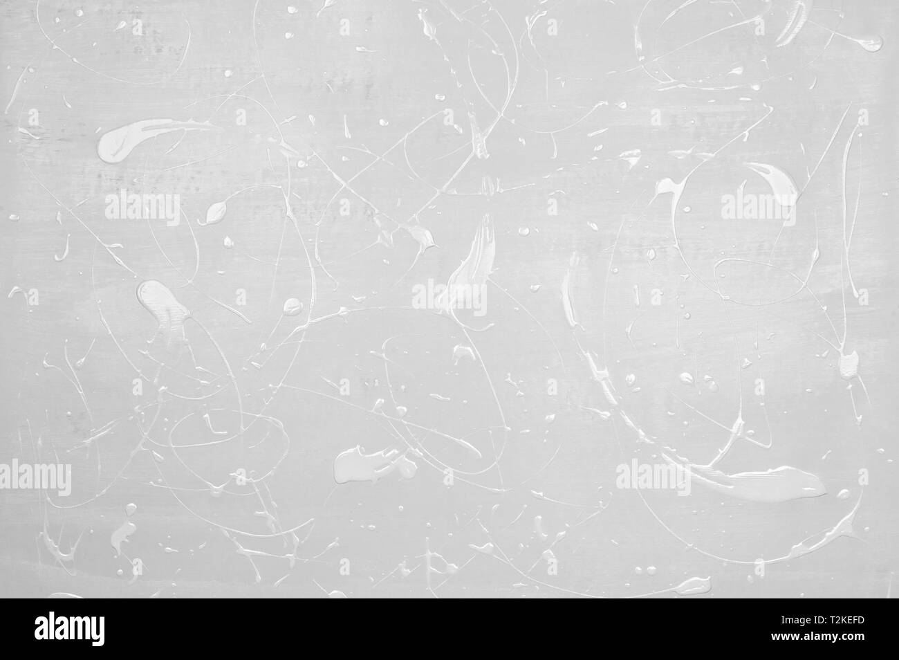 La texture de la peinture minimaliste, blanc sur fond blanc Banque D'Images