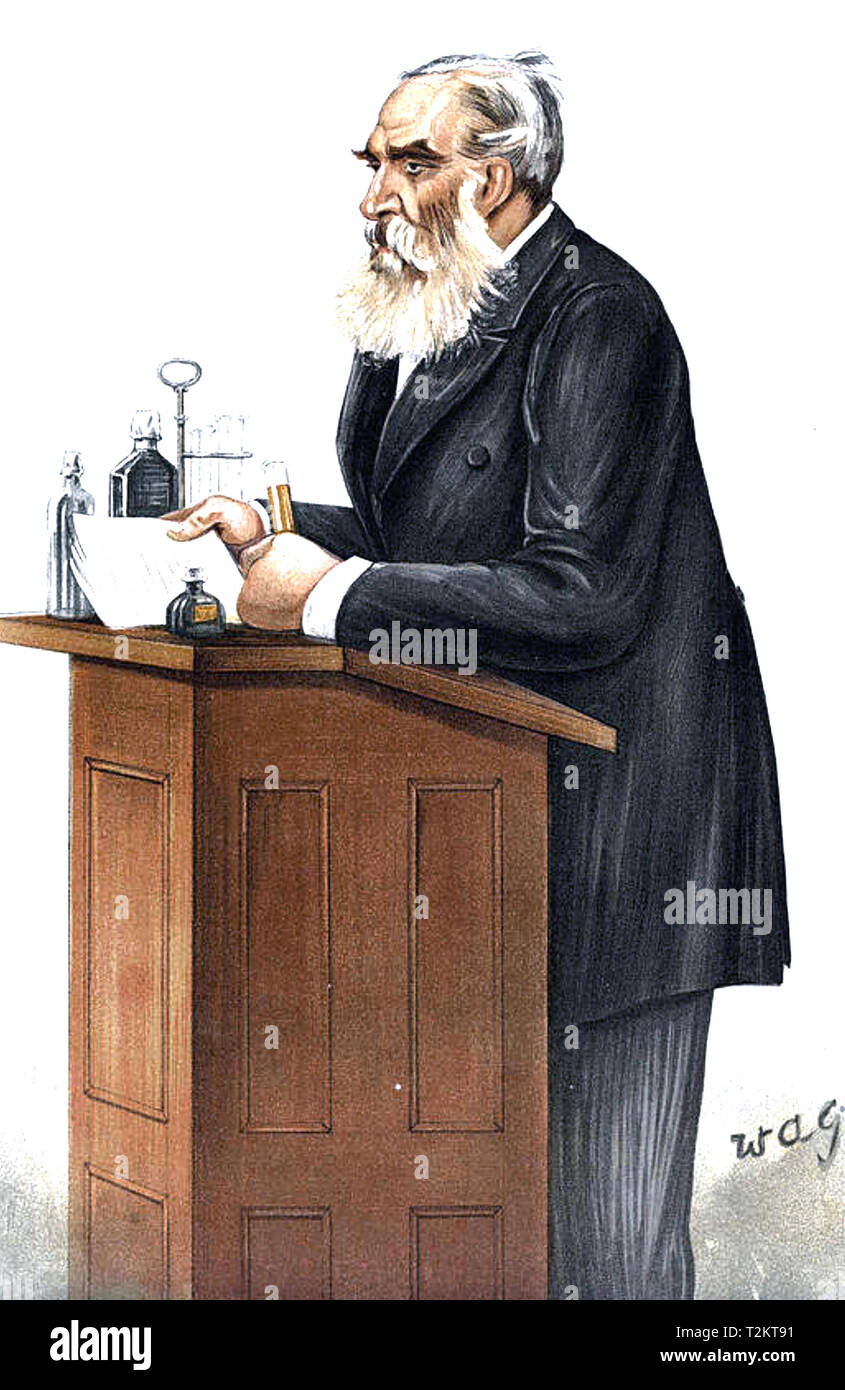 THOMAS STEVENSON (1838-1908) chimiste et toxicologue Français Banque D'Images