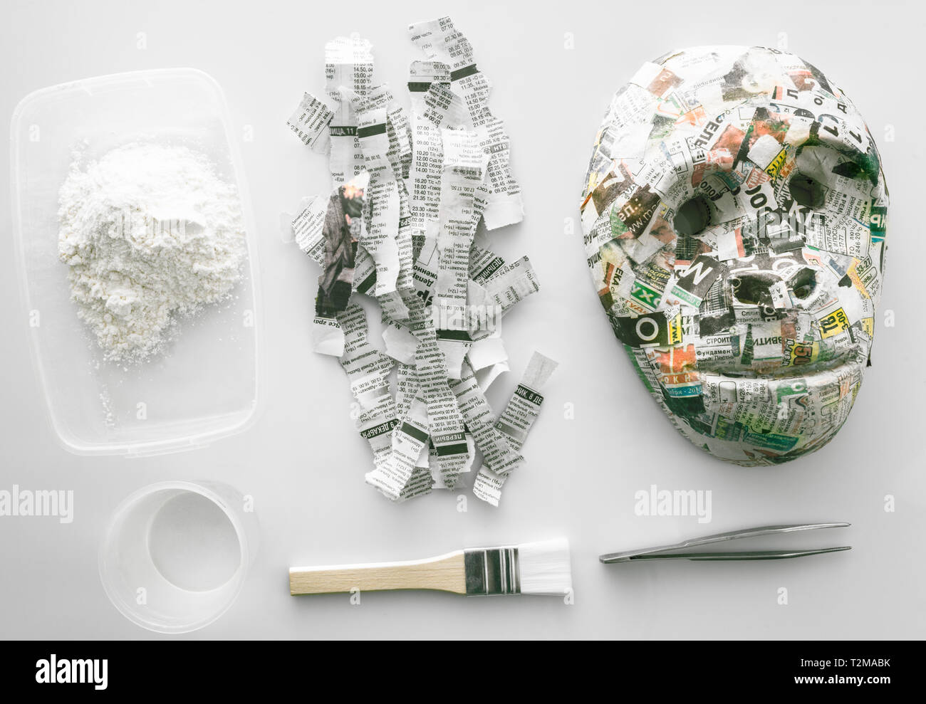 Faire en papier mâché Banque D'Images