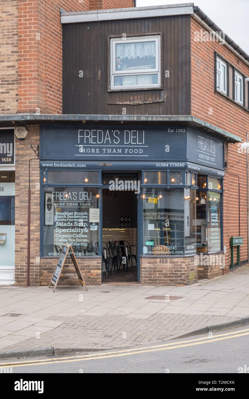 Freda's Deli traiteur et café à Knowle Solihull West Midlands, près de Banque D'Images