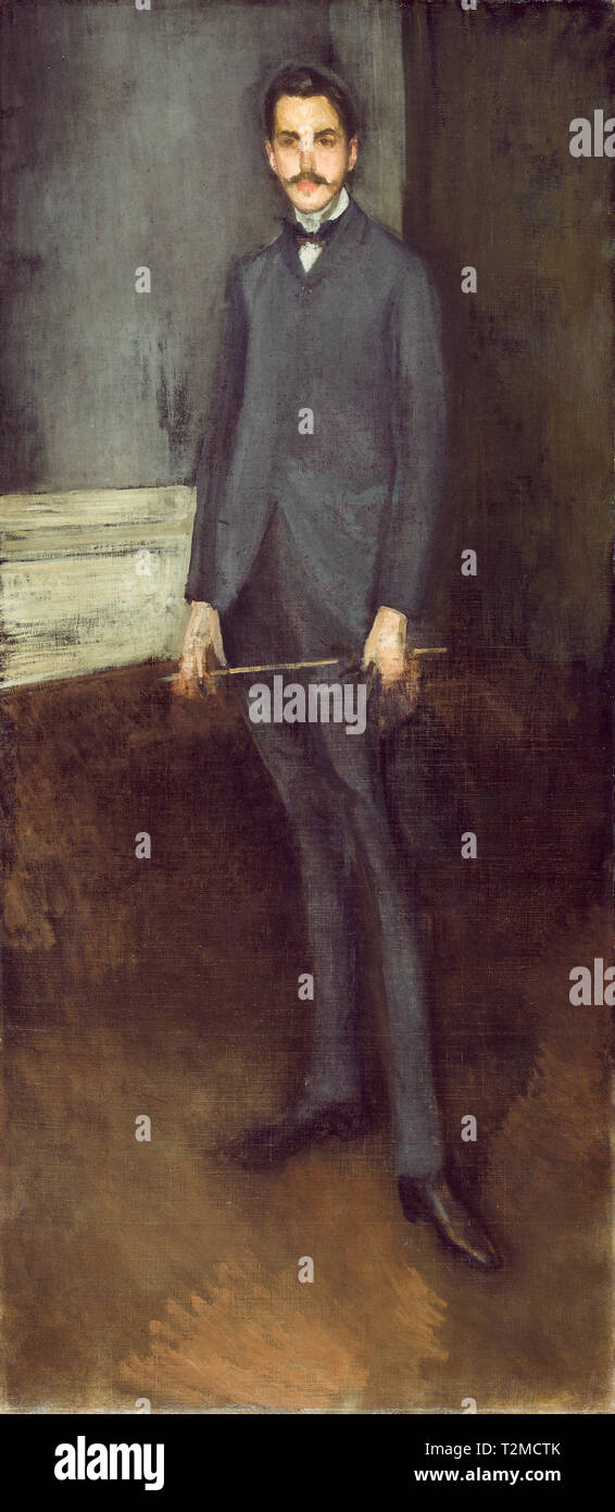 James McNeill Whistler, George W. Vanderbilt (1862-1914), portrait, c. 1897 Banque D'Images