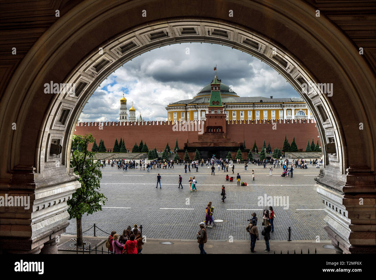 La célèbre Place Rouge, Moscou, Russie Banque D'Images