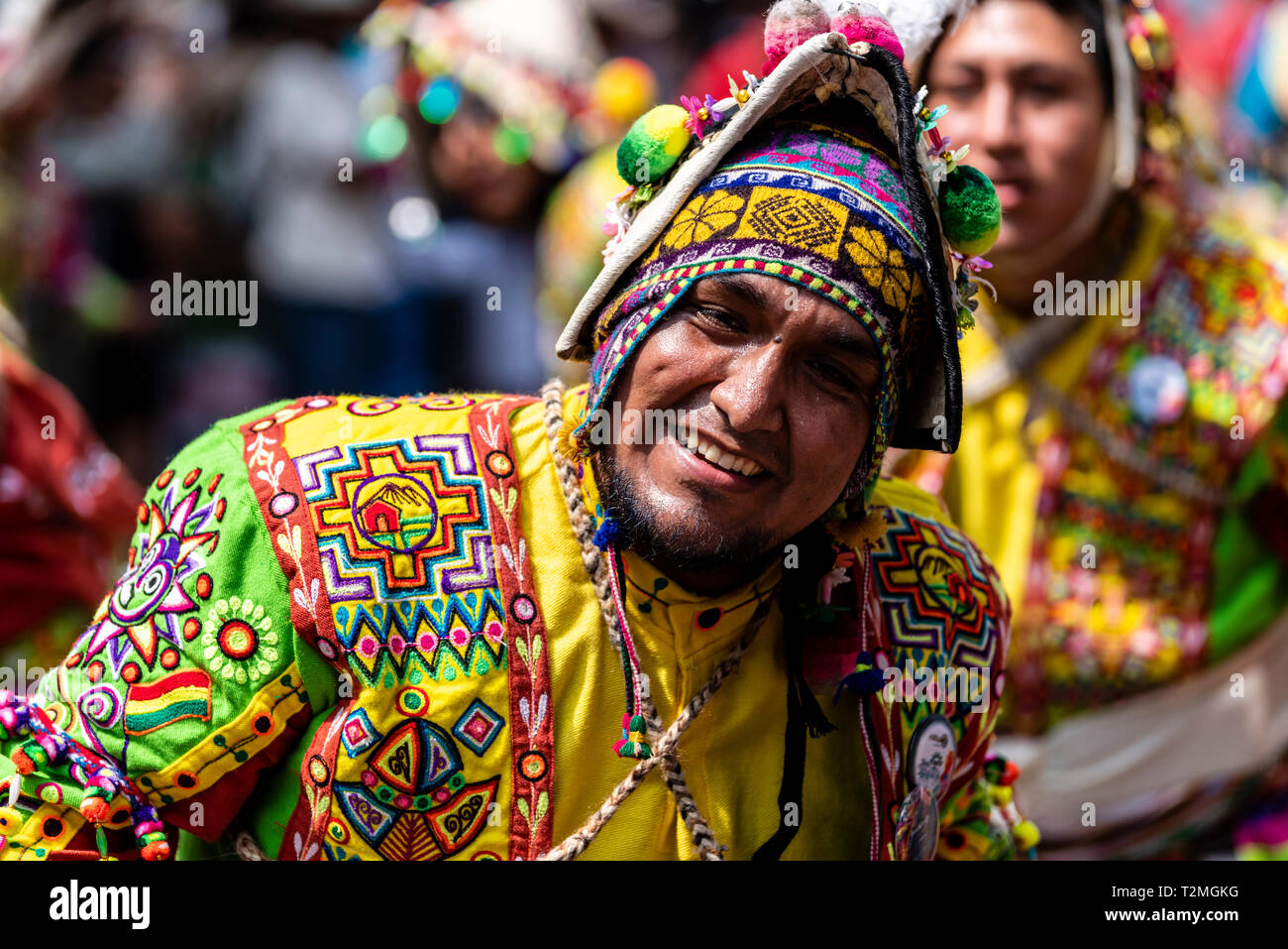 Défilé de la Candelaria, tradition de région de Puno, Lima, Pérou, Amérique du Sud. Banque D'Images