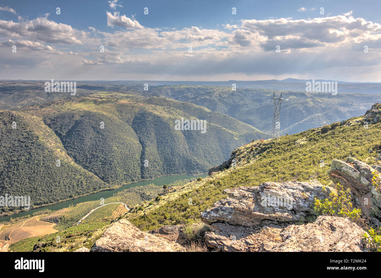 Parc naturel de la Douro Internacional, Portugal Banque D'Images