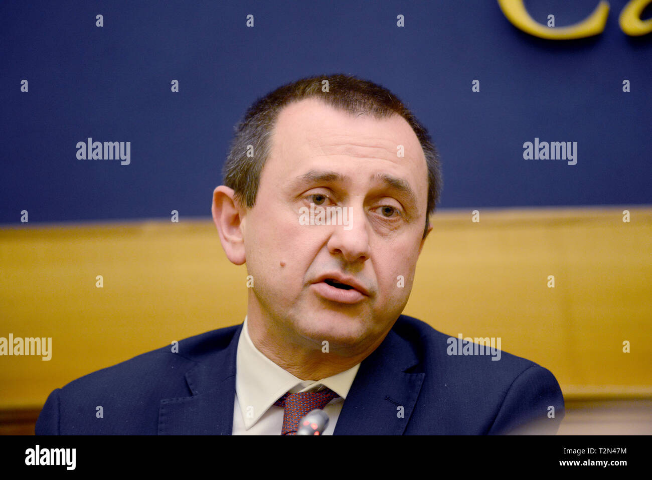 Rome, Italie. 06Th avr, 2019. Dans photo Ettore Rosato : Crédit Photo Agency indépendante/Alamy Live News Banque D'Images