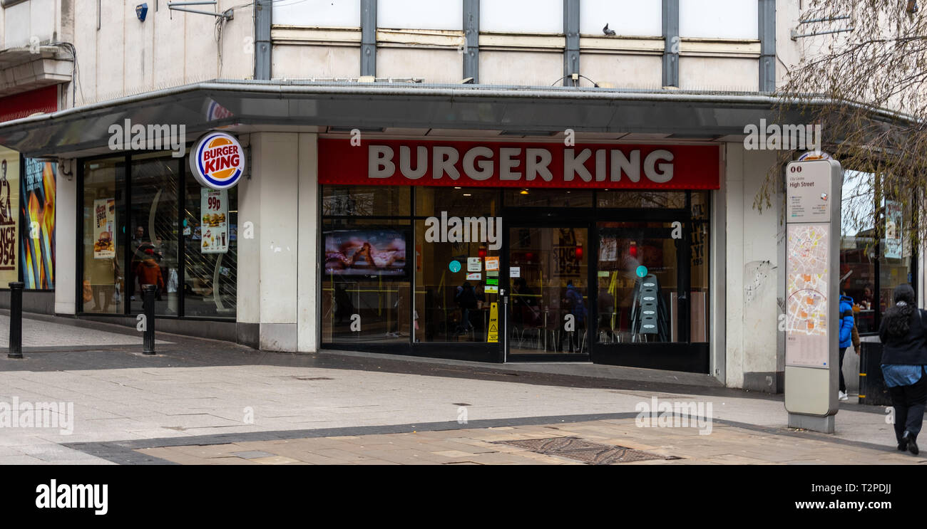 Front Burger King Shop Banque d'image et photos Alamy
