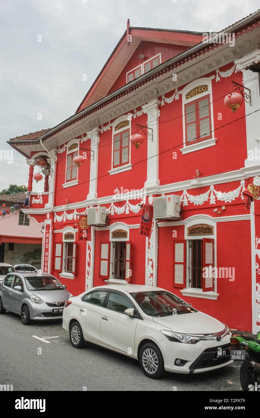 Red House Cafe Chinatown Johor Bahru Malaisie Photo Stock Alamy