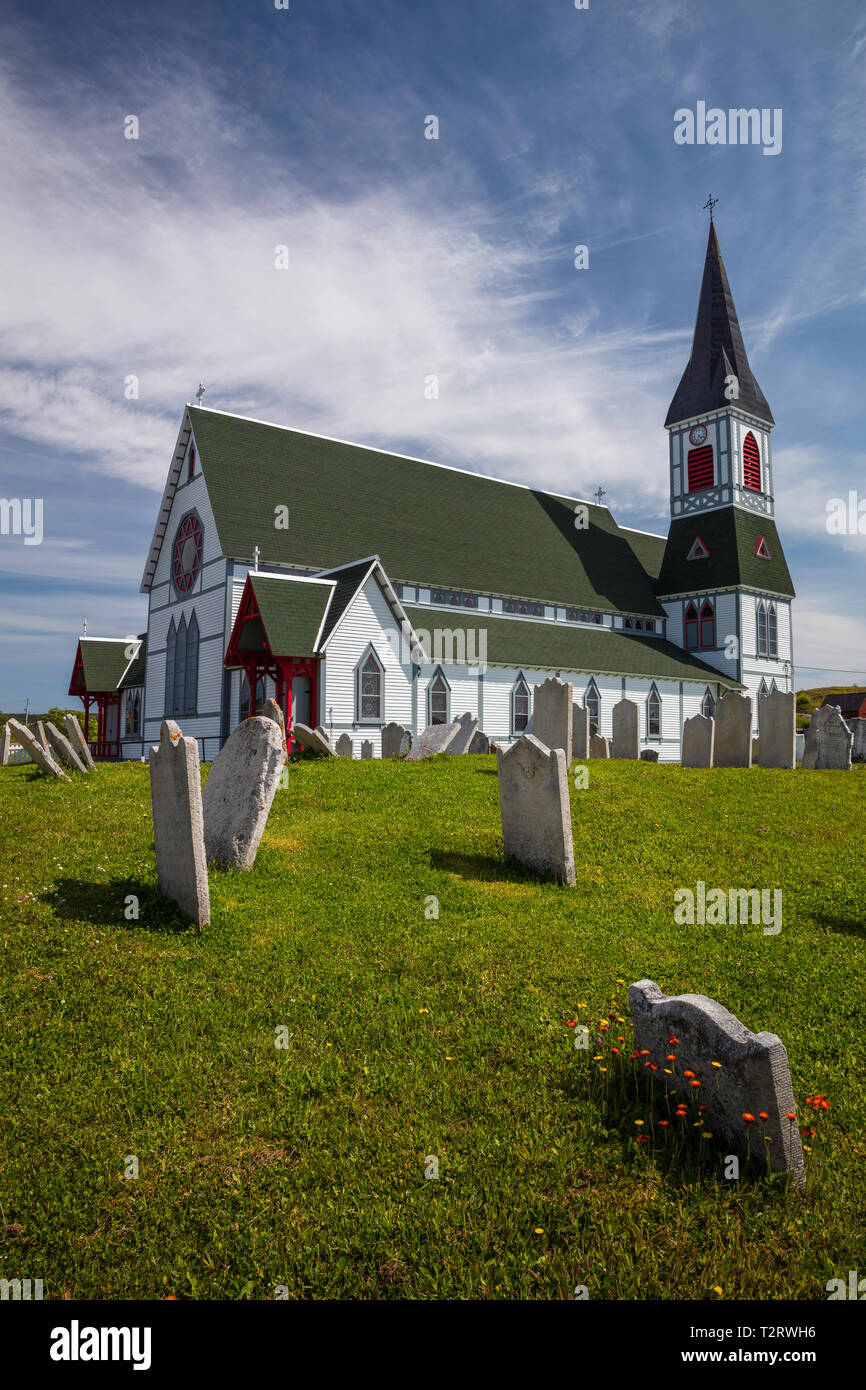 L'église anglicane St. Paul, de Trinity, à Terre-Neuve et Labrador, Canada Banque D'Images