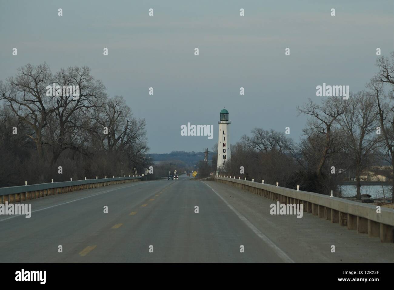 Les paysages variés du Nebraska et de l'Iowa Banque D'Images