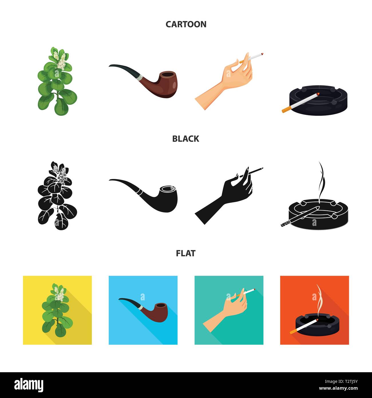 Objet isolé de refuser et symbole d'arrêt. Collecte des déchets et de l'habitude symbole boursier pour le web. Illustration de Vecteur