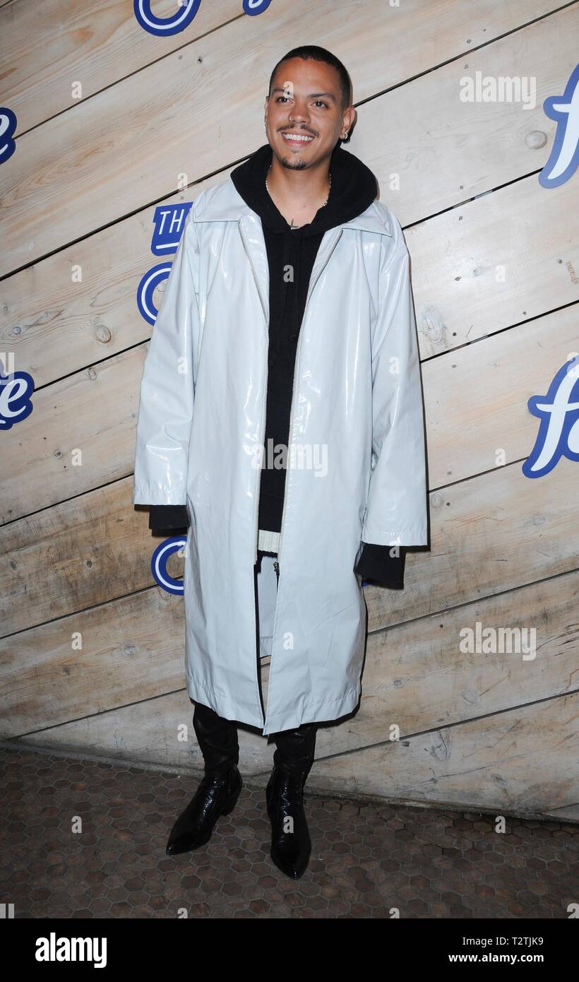 Los Angeles, CA, USA. 3ème apr 2019. Evan Ross au Party de lancement de l'album pour des arrivées pour la fraîcheur par Febreze, pavot, Los Angeles, CA, le 3 avril 2019. Credit : Elizabeth Goodenough/Everett Collection/Alamy Live News Banque D'Images