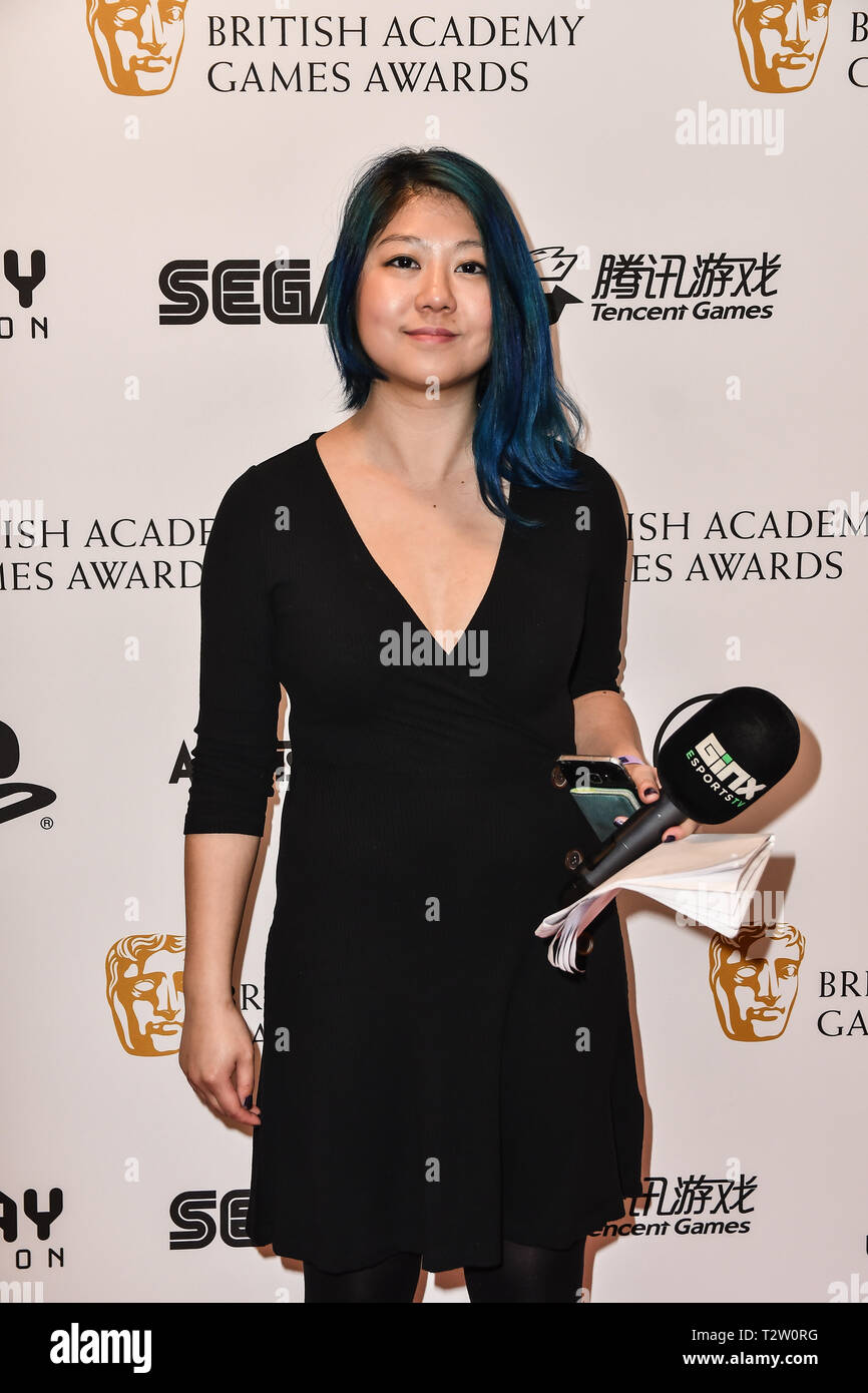 Londres, Royaume-Uni. 4 avril, 2019. GINX Esports plat assiste à la British Academy (BAFTA) Games Awards au Queen Elizabeth Hall, Southbank Centre le 4 mars 2019, Londres, Royaume-Uni. Credit Photo : Alamy/Capital Live News Banque D'Images