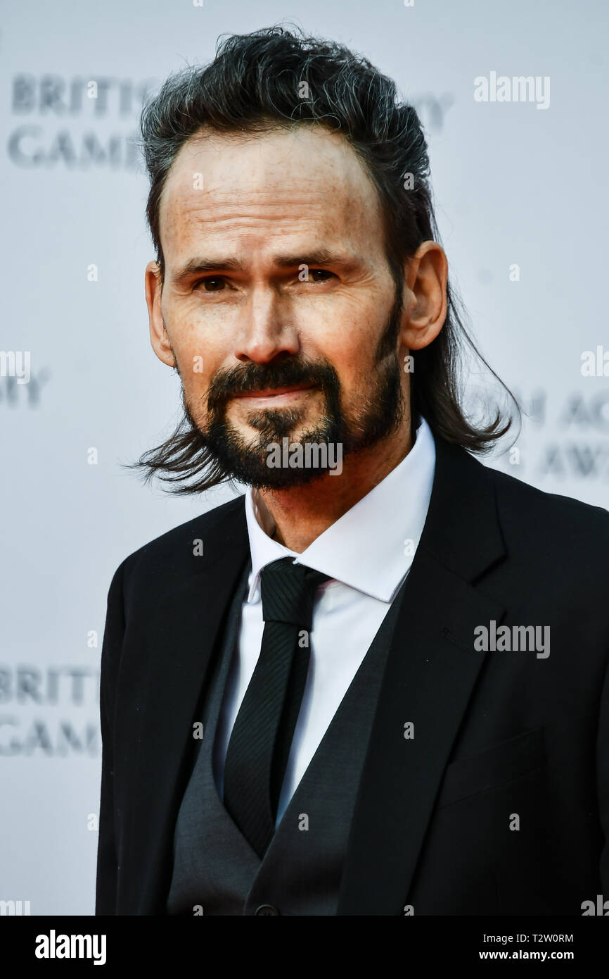 Londres, Royaume-Uni. 4 avril, 2019. Jeremy Davies Arrivers à l'Académie britannique (BAFTA) Games Awards au Queen Elizabeth Hall, Southbank Centre le 4 mars 2019, Londres, Royaume-Uni. Credit Photo : Alamy/Capital Live News Banque D'Images