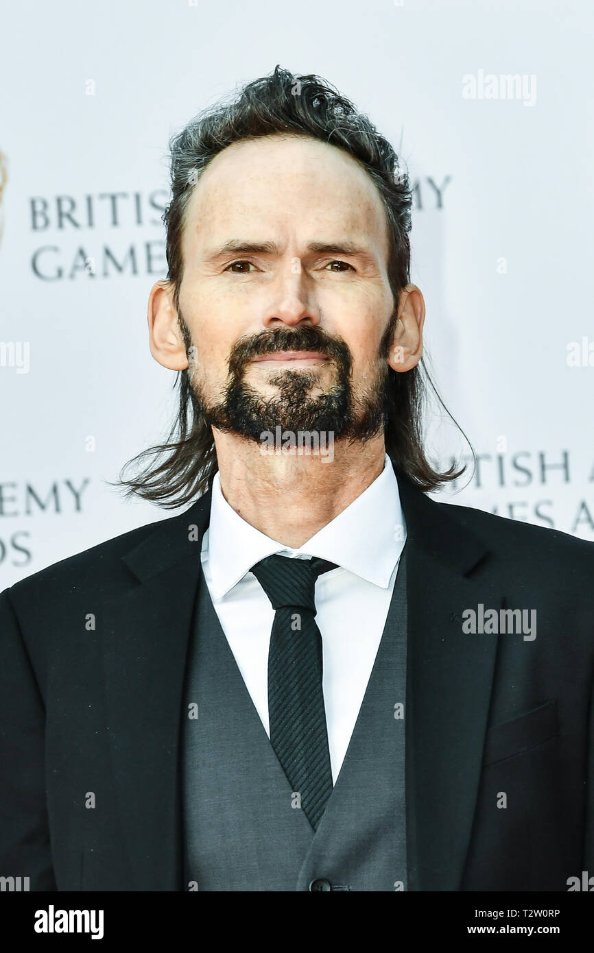 Londres, Royaume-Uni. 4 avril, 2019. Jeremy Davies Arrivers à l'Académie britannique (BAFTA) Games Awards au Queen Elizabeth Hall, Southbank Centre le 4 mars 2019, Londres, Royaume-Uni. Credit Photo : Alamy/Capital Live News Banque D'Images