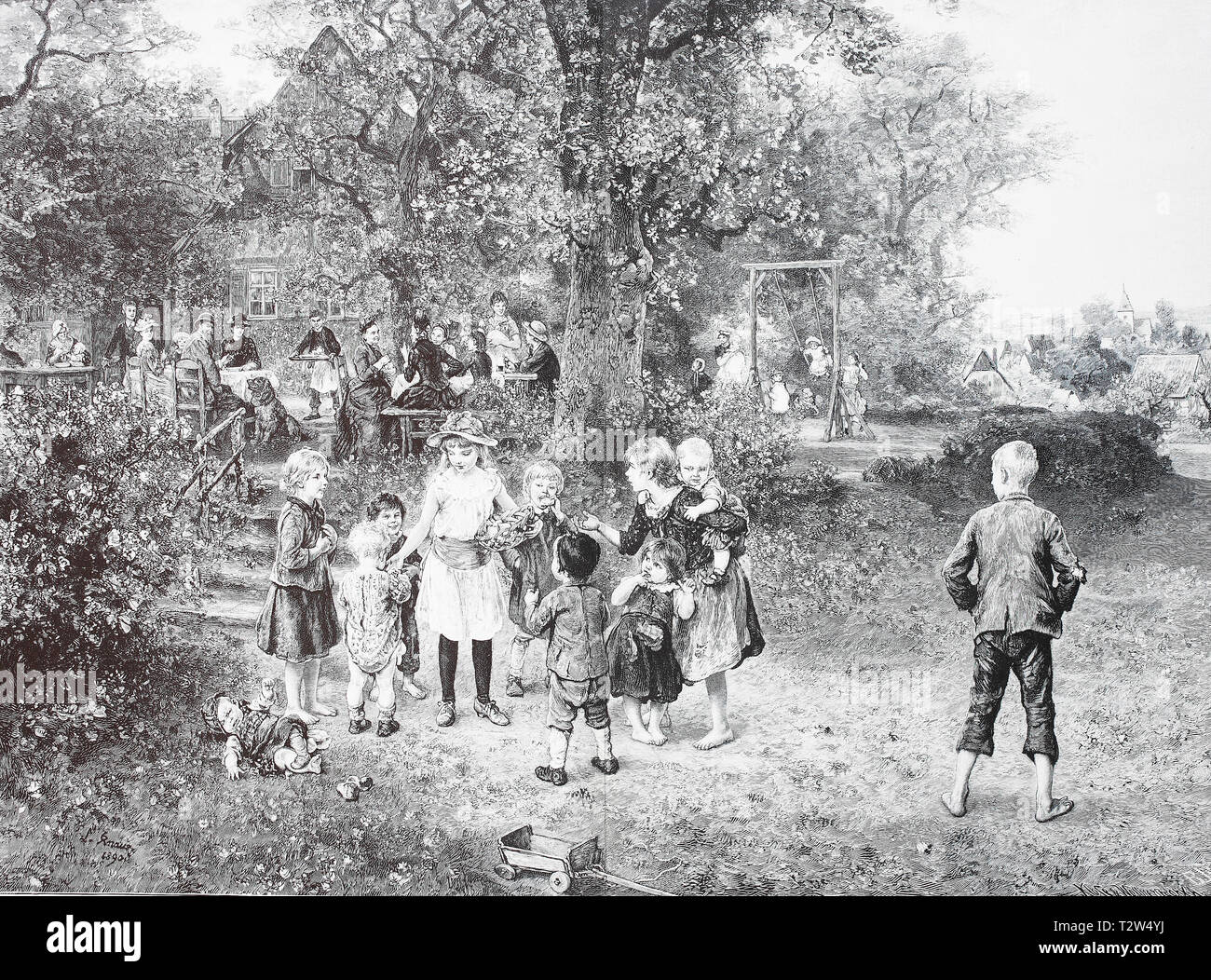 Excursion Au Pays Sommerfrischler Le Dimanche Apres Midi Dans Le Pays A L Avant Plan Les Enfants Qui Ont Obtenu Gateau Landpartie Sommerfrischler Am Sonntag Nachmittag Auf Dem Lande Im Vordergrund Die Kinder Die Geback Excursion Au Pays Sommerfrischler Le Dimanche Apres Midi Dans Le Pays A L Avant Plan Les Enfants Qui Ont Obtenu Gateau Landpartie Sommerfrischler Am Sonntag Nachmittag Auf Dem Lande Im Vordergrund Die Kinder Die Geback