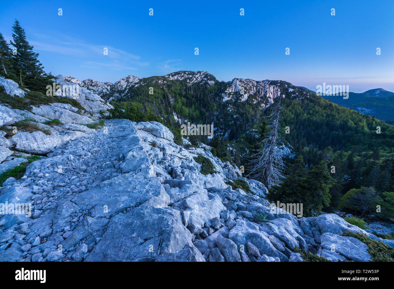 Le parc national de Sjeverni Velebit.