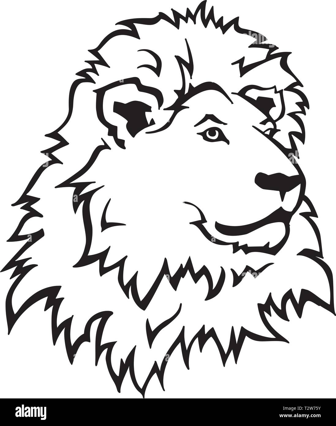 Illustration Lion Illustration de Vecteur