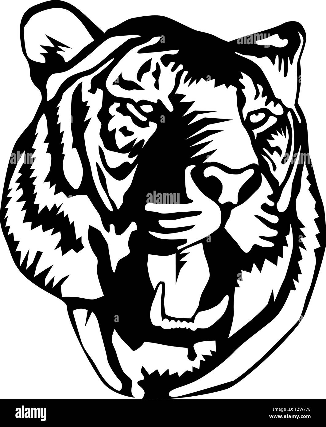 Tiger Vector Illustration Illustration de Vecteur
