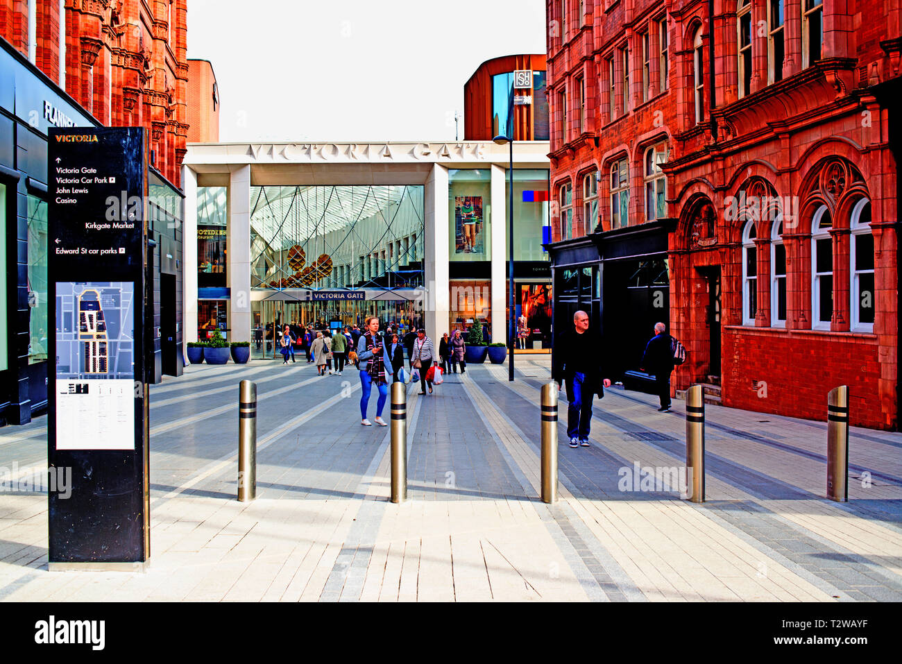 Victoria Gate Shopping Centre, Leeds, Angleterre Banque D'Images