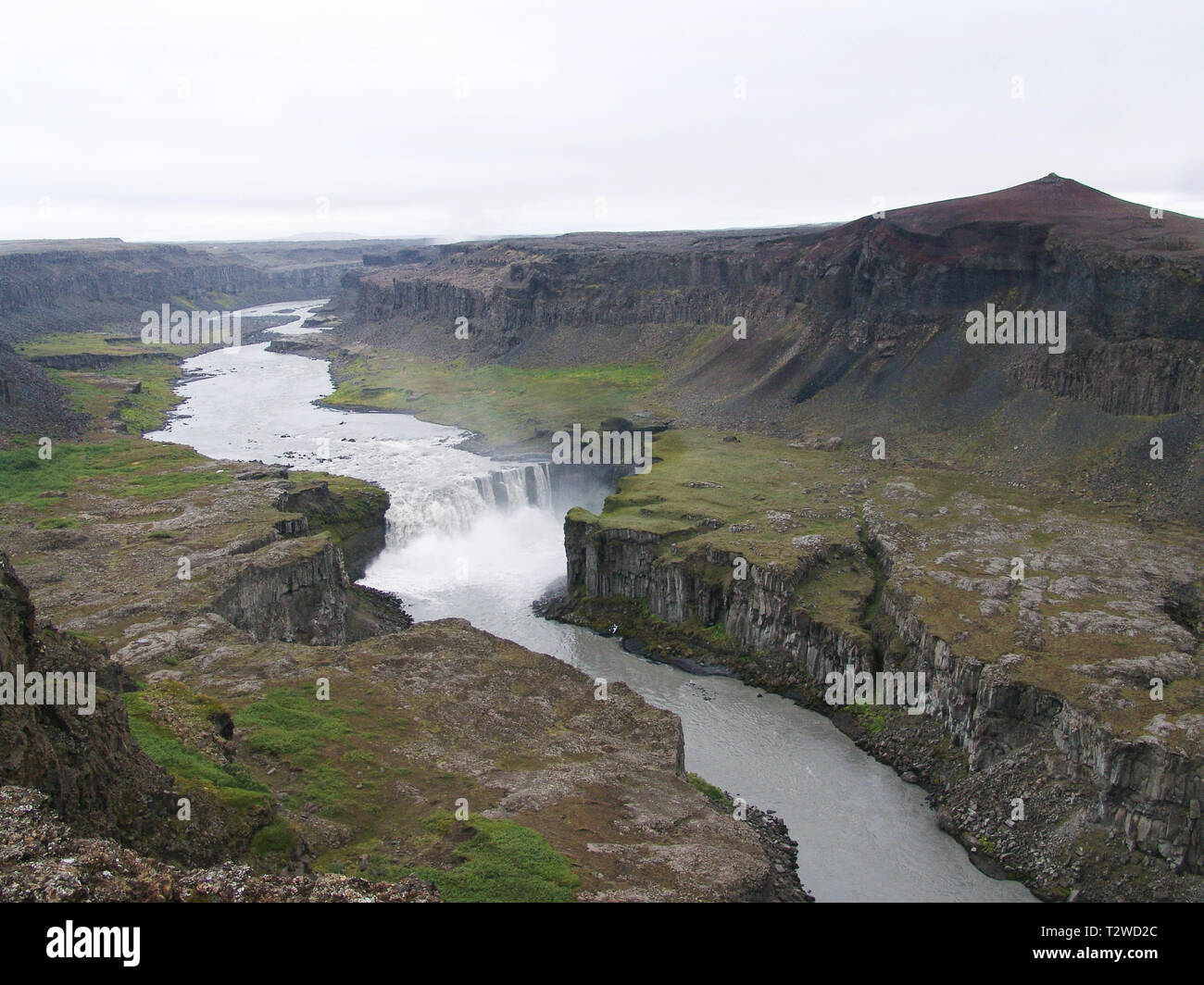 Hafragilsfoss Islande Banque D'Images