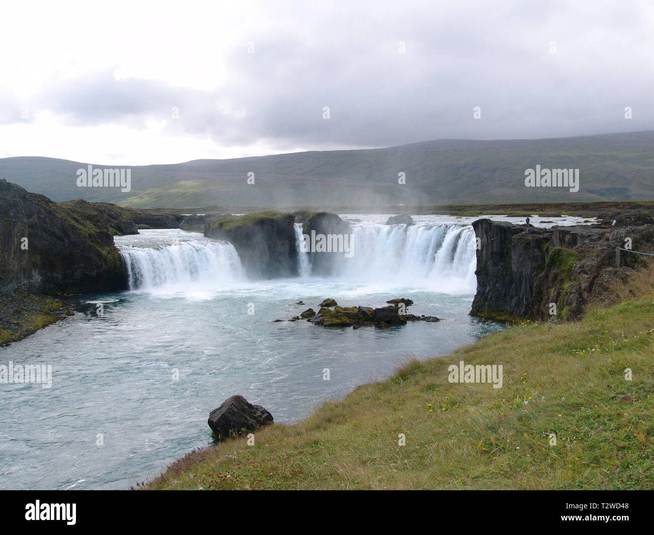 Islande cascade Godafoss Banque D'Images