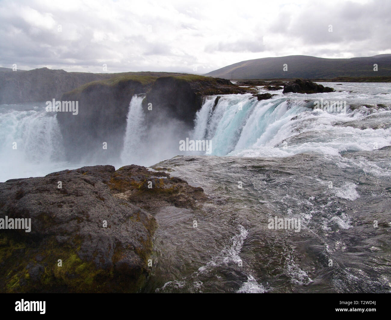 Islande cascade Godafoss Banque D'Images