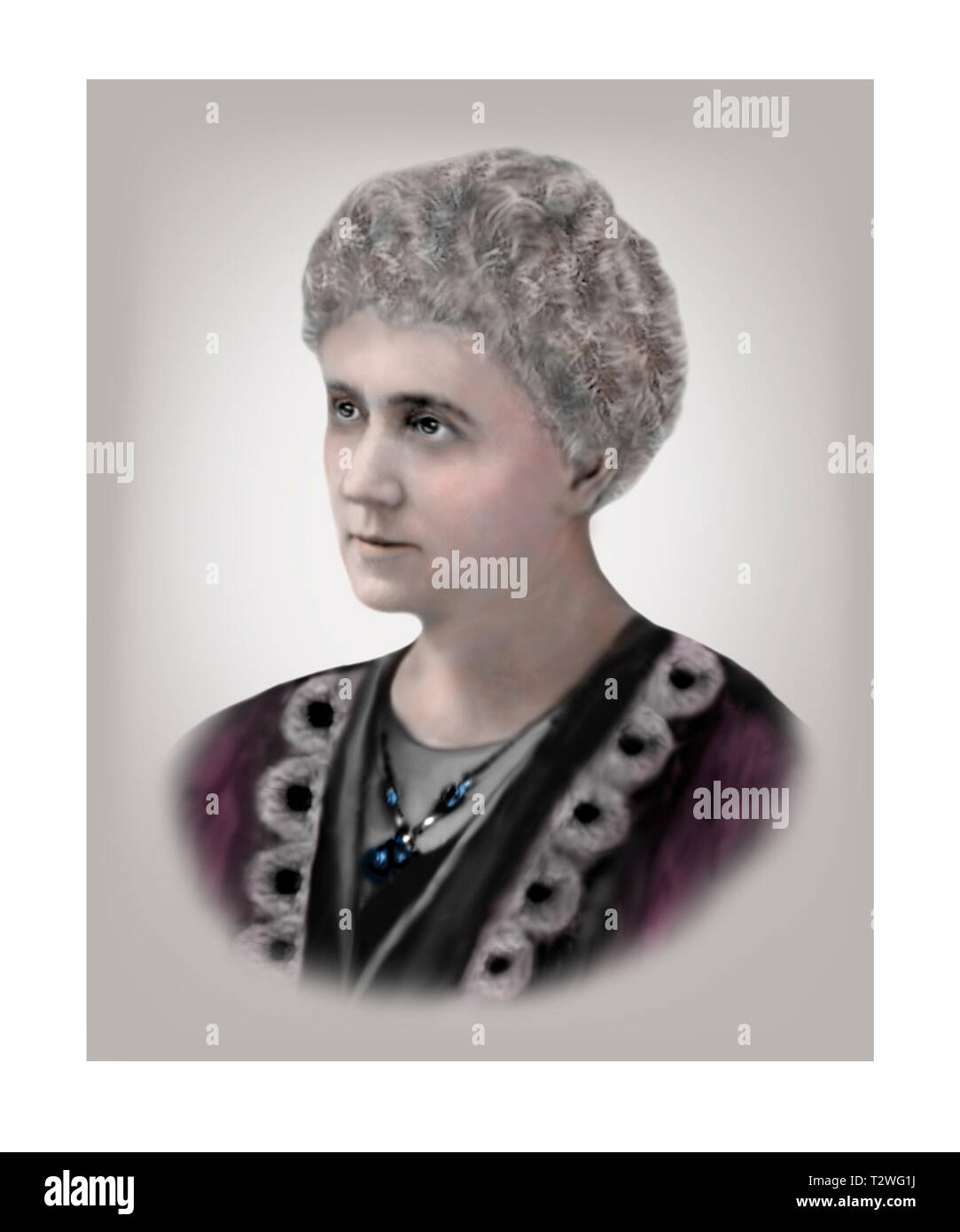 Adelaide Hoodless 1857-1910 réformateur de l'éducation canadien Banque D'Images