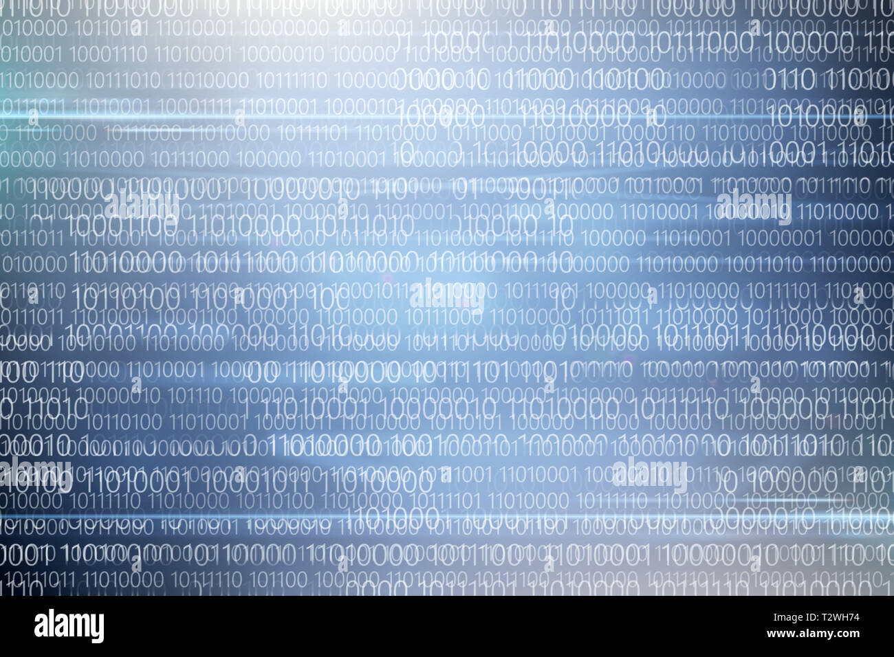 Data background illustration code zero one digital abstract Banque de ...