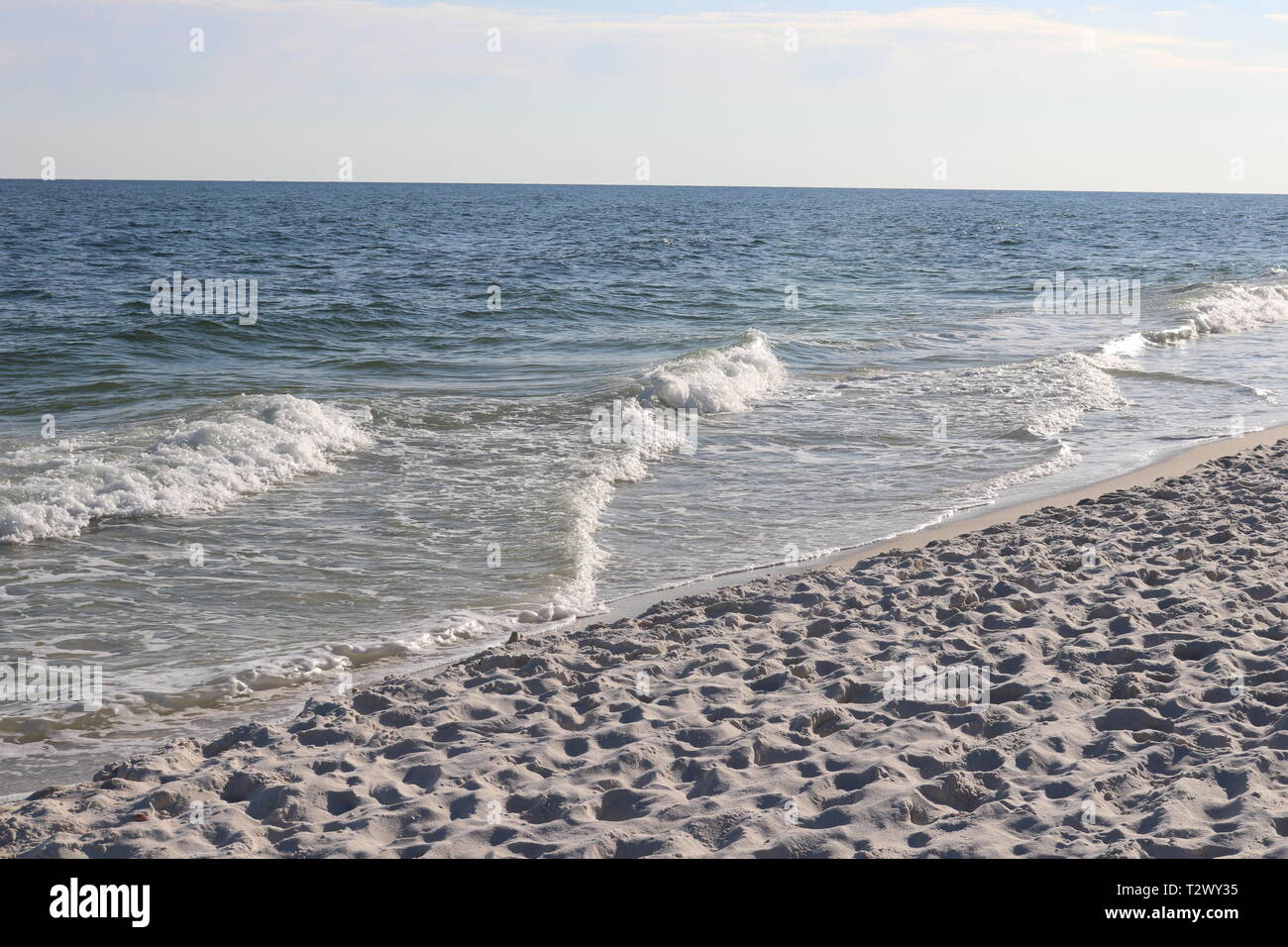 Plage de temps. Orange Beach, Florida Banque D'Images