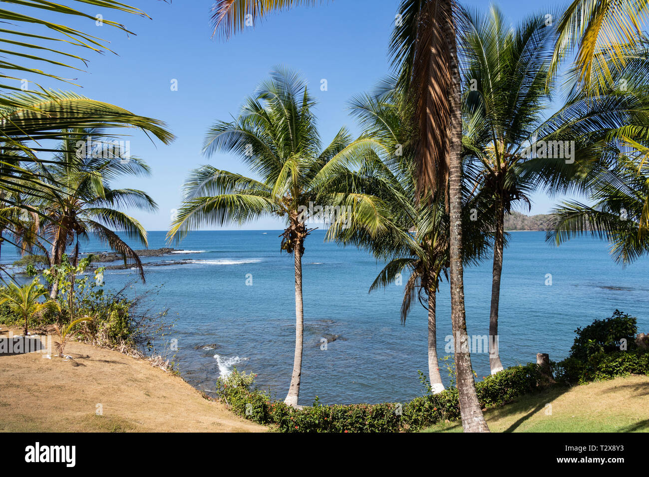 Plage de Santa Catalina, Côte Pacifique du Panama, République de Panama, en Amérique centrale, le 28 mars 2019. Santa Catalina, une ville avec un surf vagues de classe mondiale. Banque D'Images