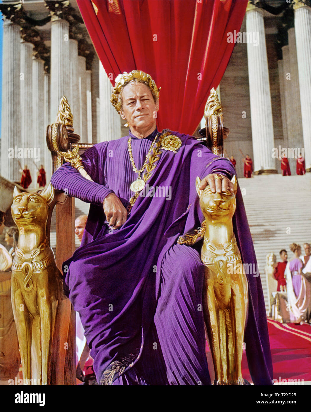 REX HARRISON, Cléopâtre, 1963 Banque D'Images
