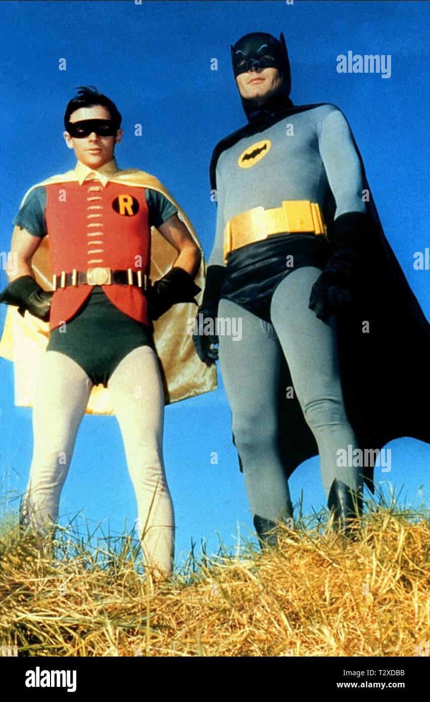 BURT WARD, ADAM WEST, Batman, 1966 Banque D'Images
