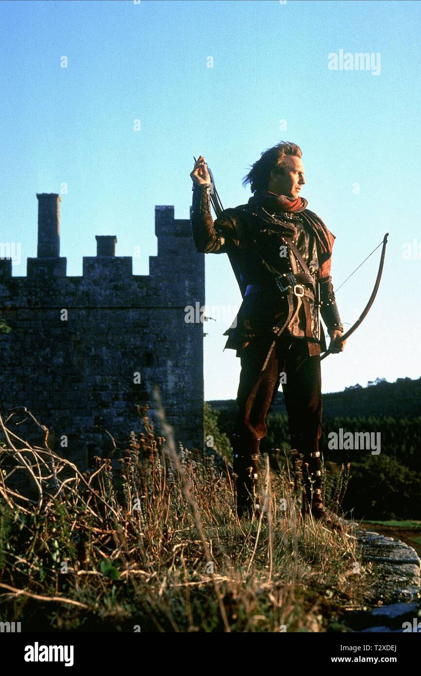 Affiche Cinéma Originale Robin Des Bois : Prince Des Voleurs (1991) - Grand Format 120 X 160 Cm, Pliée - 10