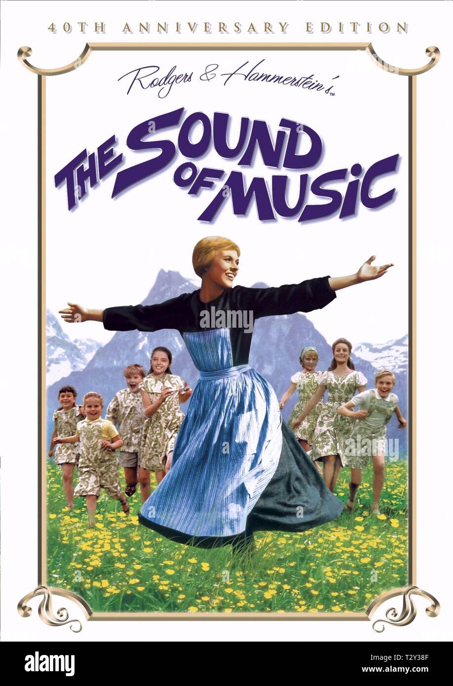 JULIE ANDREWS, l'AFFICHE DE THE SOUND OF MUSIC, 1965 Banque D'Images