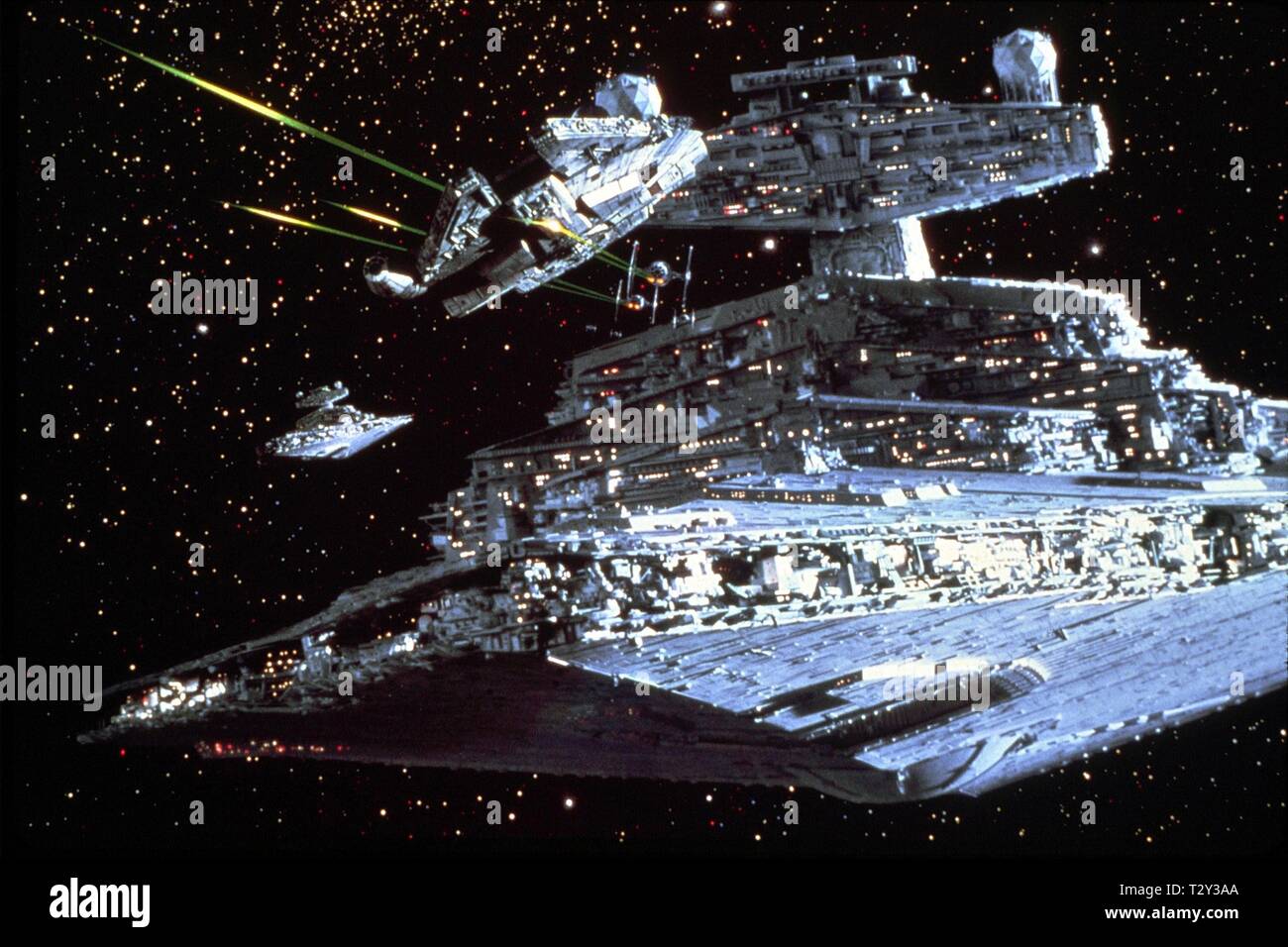 STAR DESTROYER, Star Wars : Episode V - L'Empire contre-attaque, 1980 Banque D'Images