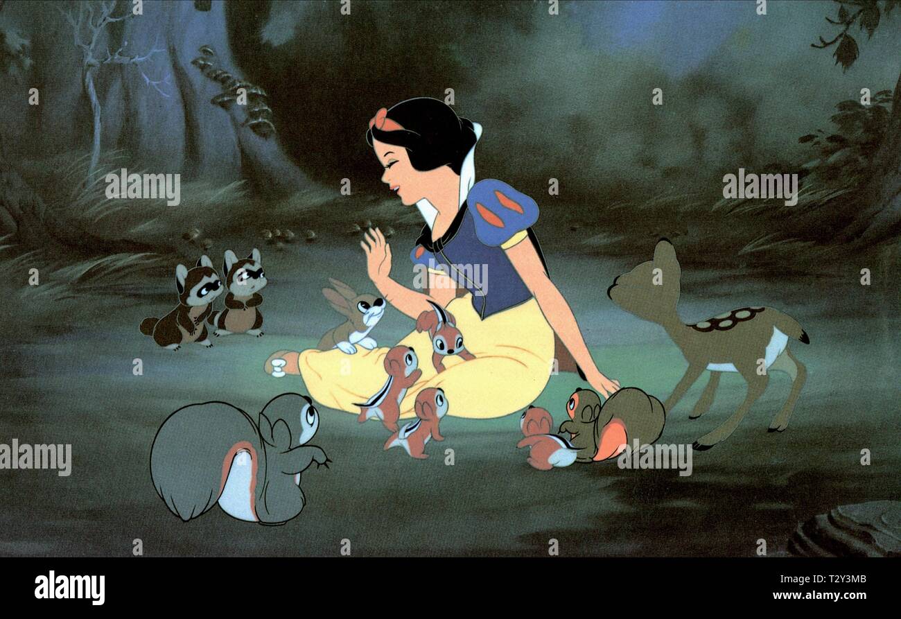 Blanche Neige, Blanche Neige et les Sept Nains, 1937 Banque D'Images