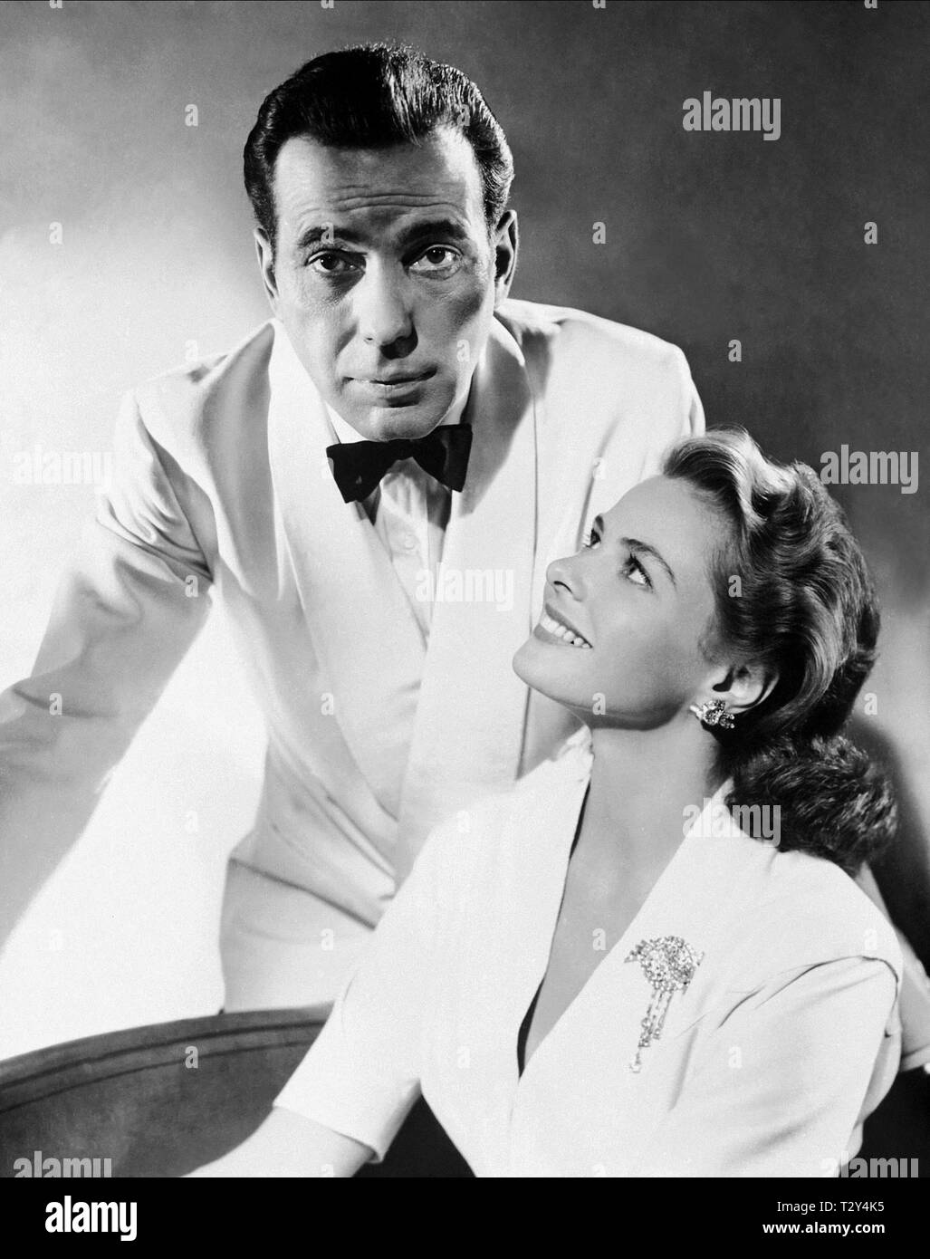 HUMPHREY BOGART, Ingrid Bergman, Casablanca, 1942 Banque D'Images