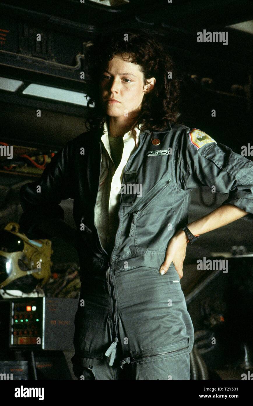 SIGOURNEY WEAVER, ALIEN, 1979 Banque D'Images