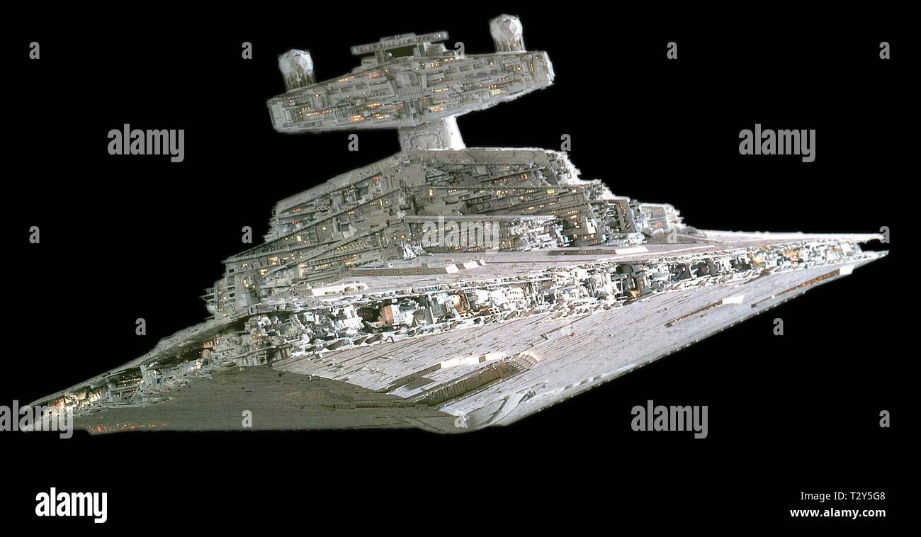 DESTROYER impérial, Star Wars : Episode IV - UN NOUVEL ESPOIR, 1977 Banque D'Images