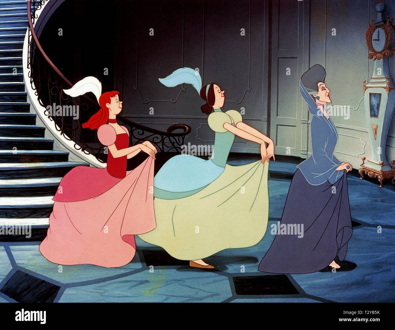 Cendrillon Et Demi Soeurs Banque d