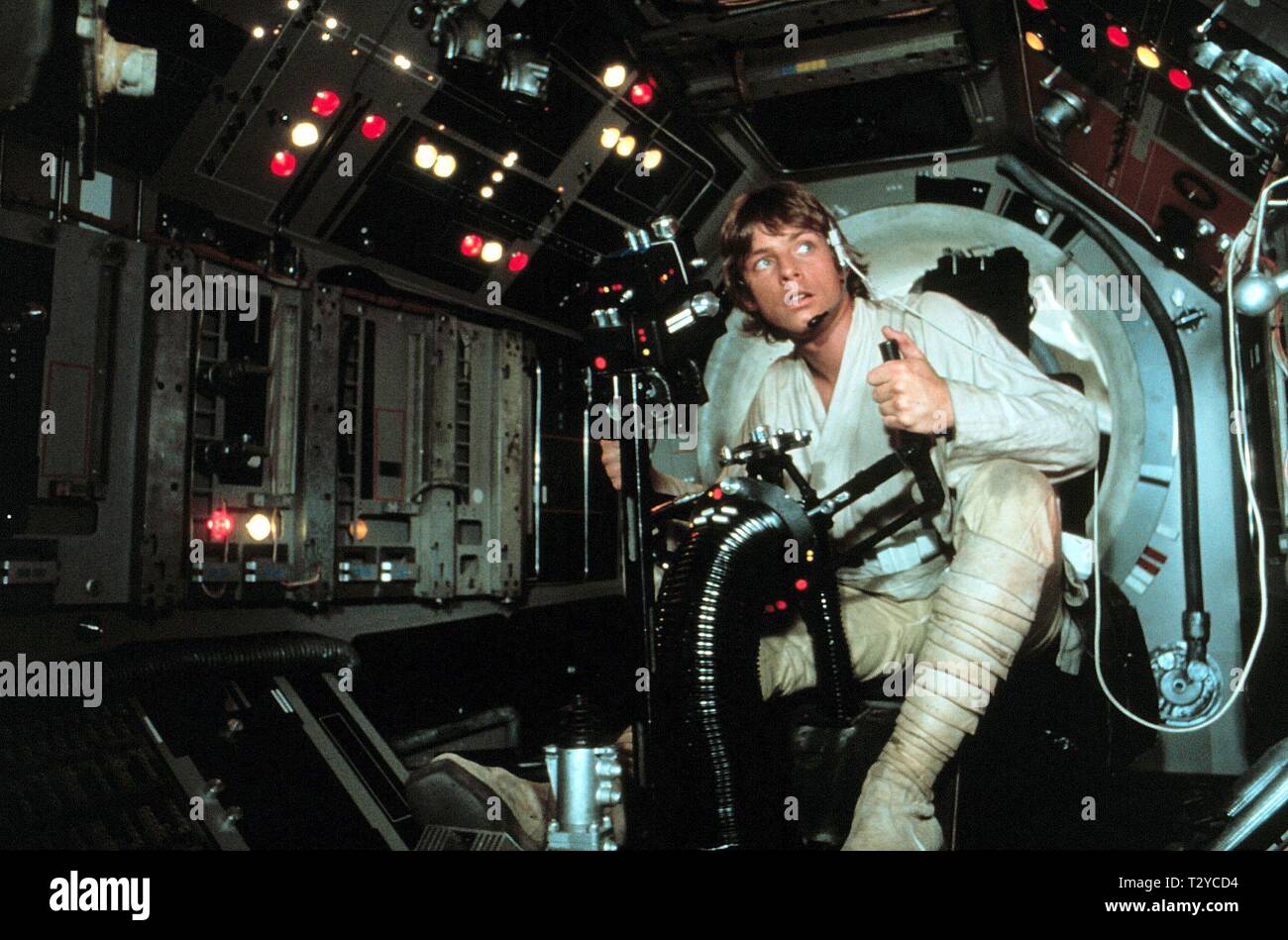 MARK HAMILL, Faucon Millenium, Star Wars : Episode IV - UN NOUVEL ESPOIR, 1977 Banque D'Images