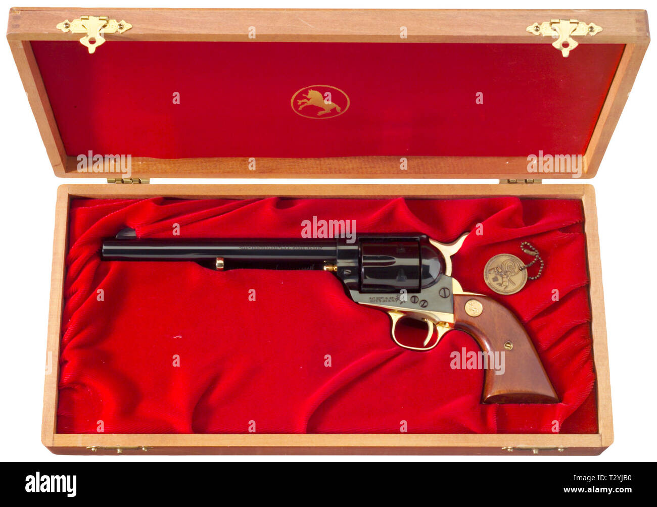 Les armes légères, revolver Colt, 125e anniversaire Single Action Army 1873, pacificateur, calibre .45, Additional-Rights Clearance-Info-Not-Available- Banque D'Images