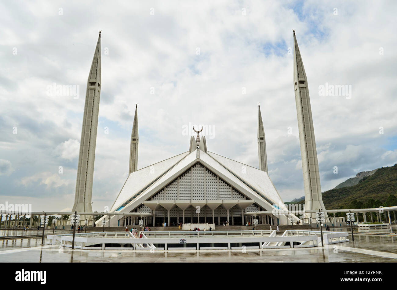 La Mosquée Shah Faisal à Islamabad au Pakistan Banque D'Images
