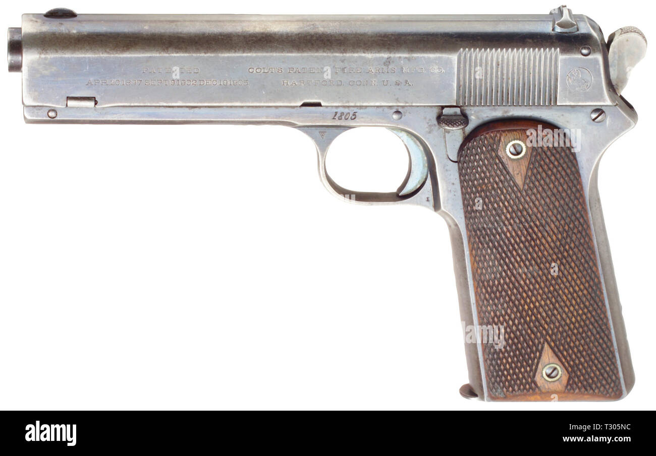 Les petites armes, pistolets, Colt, modèle 1911, calibre .45, Additional-Rights Clearance-Info-Not-Available- Banque D'Images