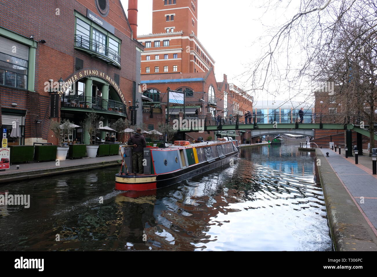 Les canaux de Birmingham Banque D'Images