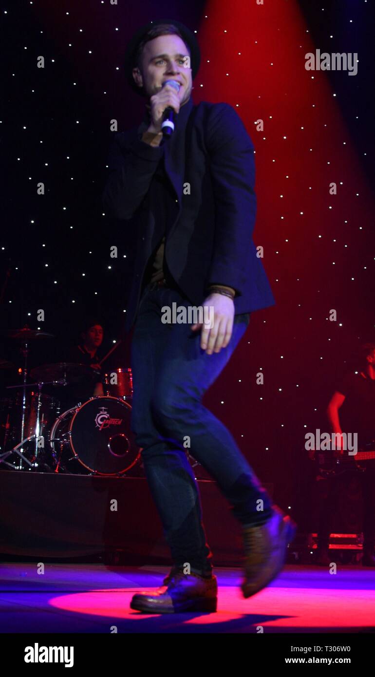 Liverpool, UK Olly murs s'effectue à Liverpool Mand S Bank Arena credit Ian Fairbrother/Alamy Stock Photos Banque D'Images