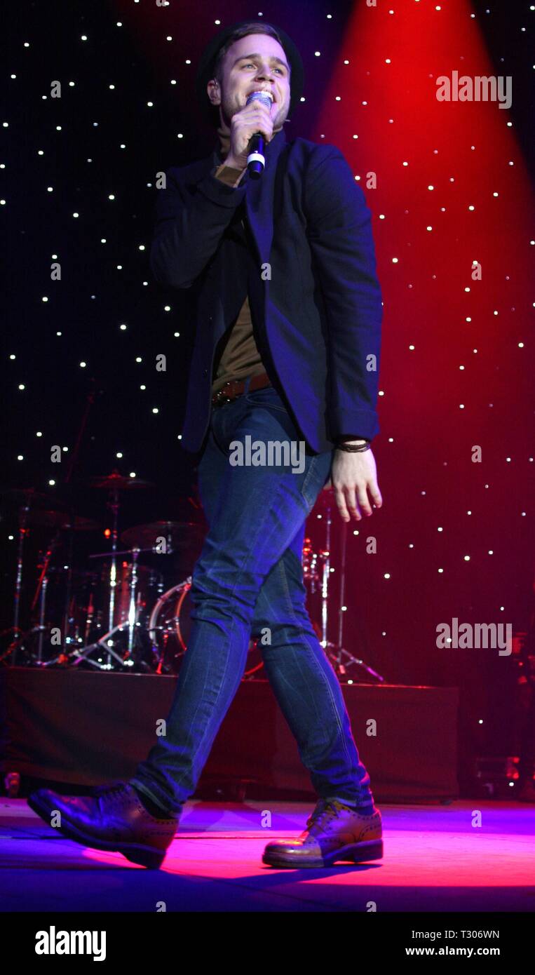 Liverpool, UK Olly murs s'effectue à Liverpool Mand S Bank Arena credit Ian Fairbrother/Alamy Stock Photos Banque D'Images