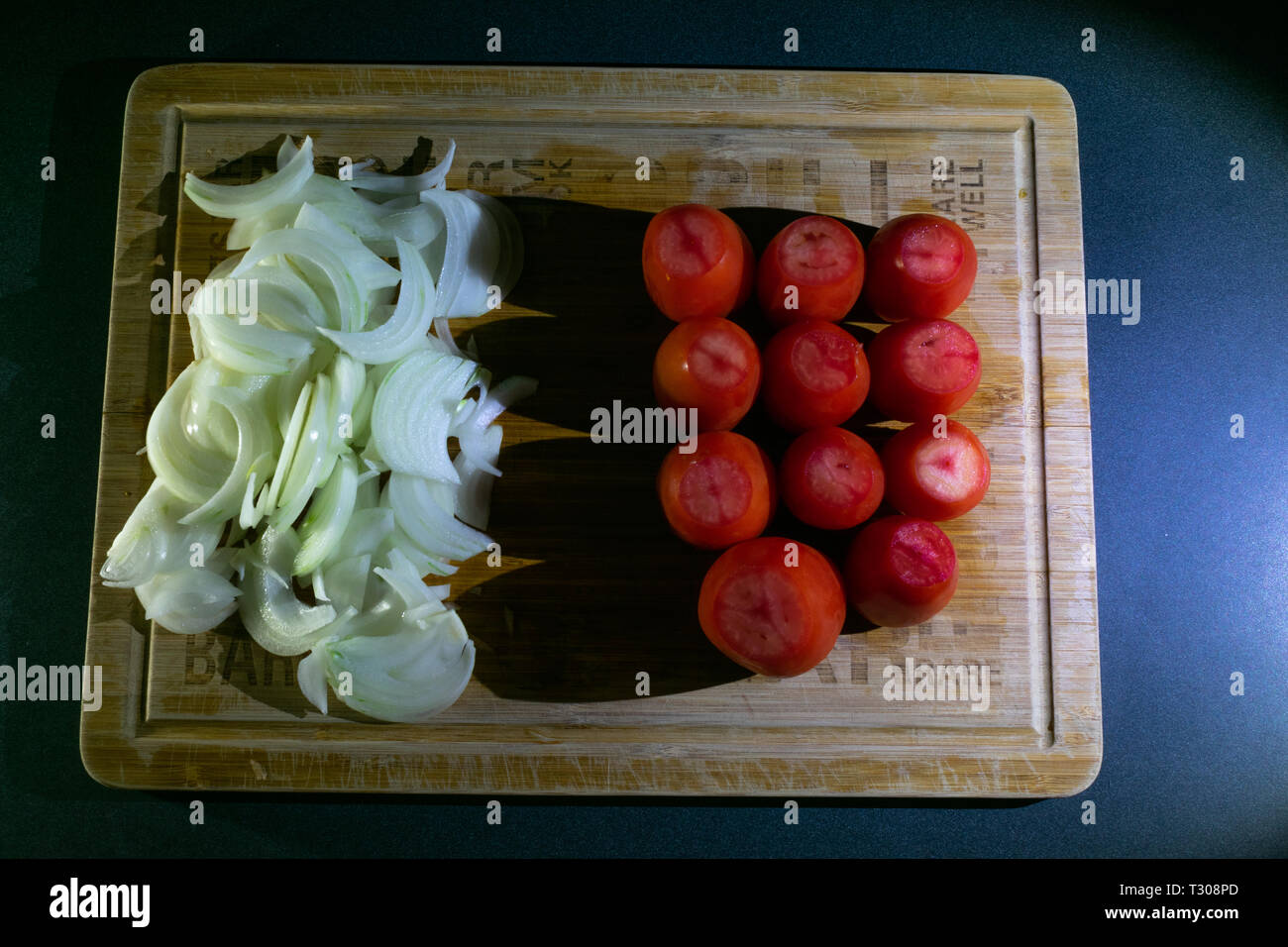 Préparation de nourriture Banque D'Images